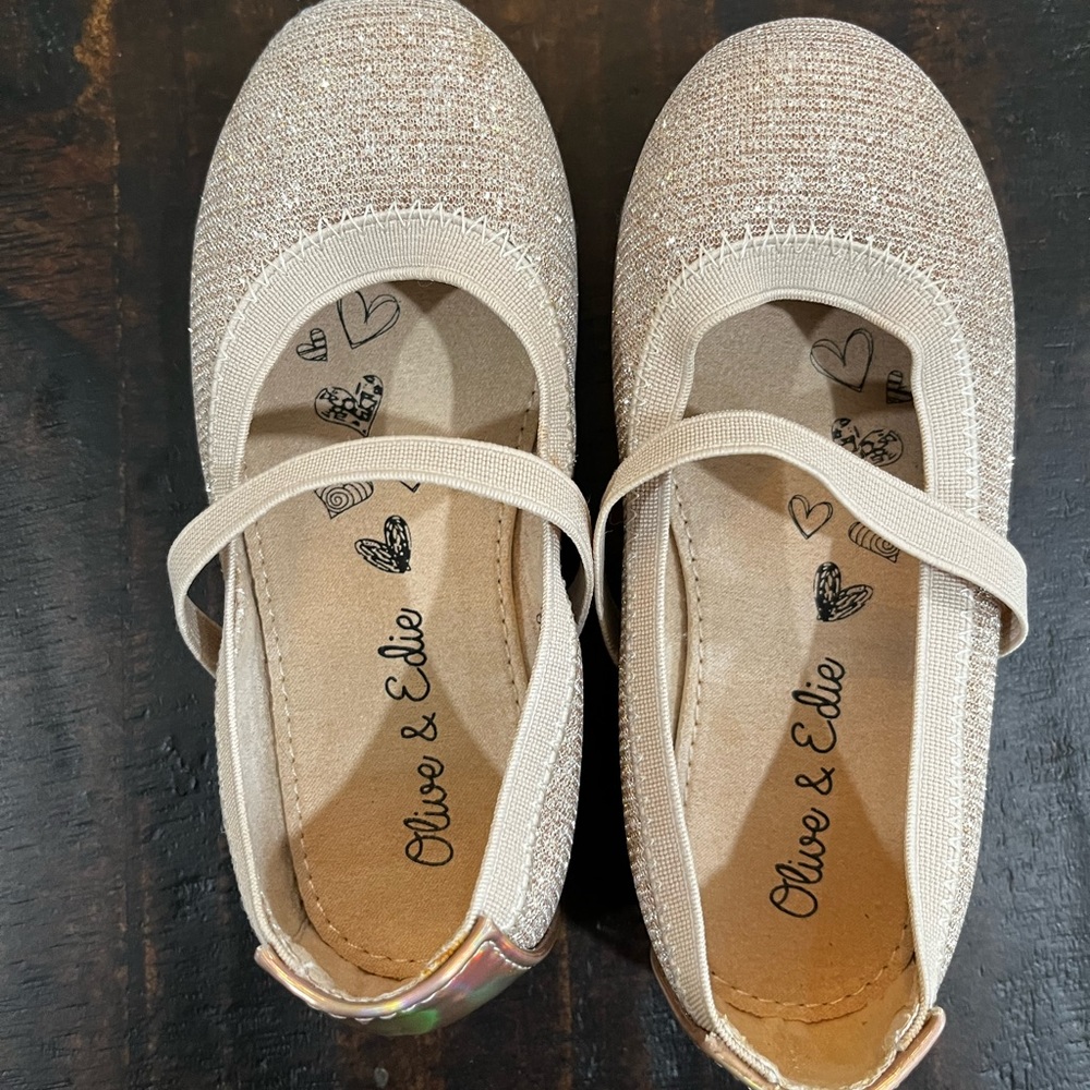 Olive & Edie Rose Gold Flats